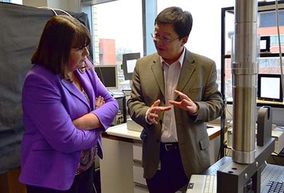 Visit of European Commissioner for Research (2013.01.29)