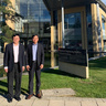 Professor Daping Chu welcomed the visit of Mr. Feng, CTO of CRRC Zhuzhou (2018.09.27)