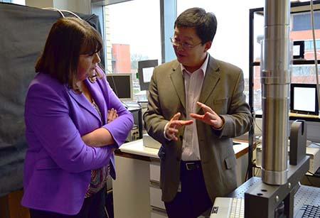 Visit of European Commissioner for Research (2013.01.29)