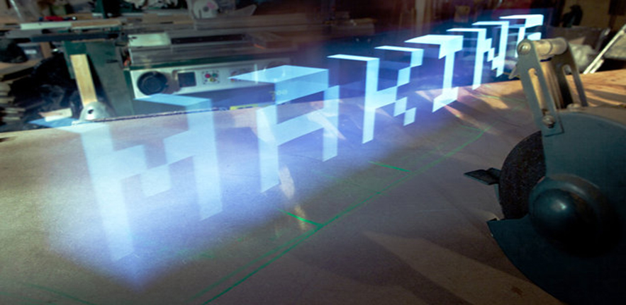 Holographic 3D display