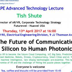 XR and The Future of Communications: From Silicon to Human Photonics (2017.04.06)