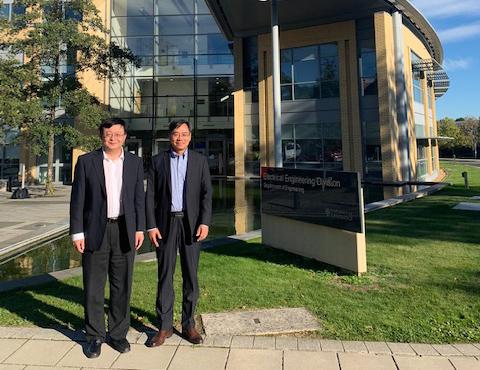 Professor Daping Chu welcomed the visit of Mr. Feng, CTO of CRRC Zhuzhou (2018.09.27)
